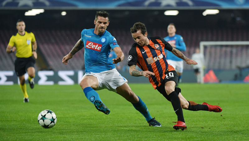 Наполи - Шахтер 3-0: видео голов и обзор матча