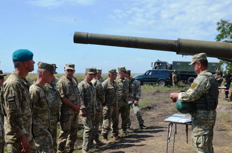 В районе ООС состоялись военные учения с использованием танков и БМП
