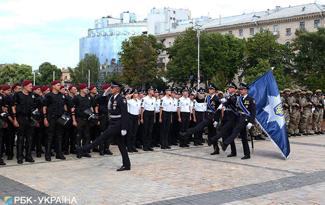 В Киеве начались торжества по случаю годовщины Нацполиции