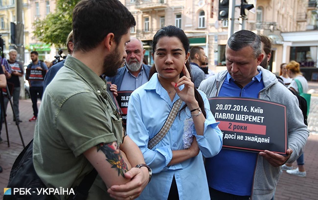 У центрі Києва проходить акція пам'яті Павла Шеремета