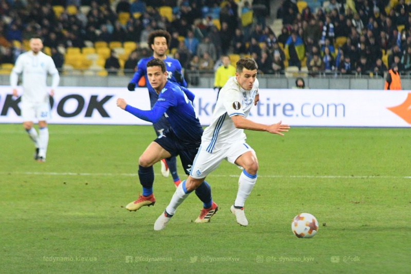 Динамо - Лаціо 0-2: відео голів та огляд матчу