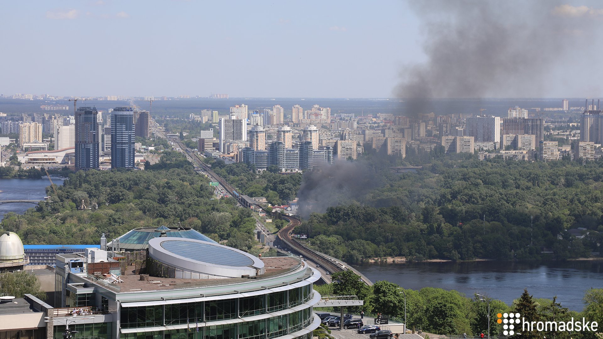 У київському Гідропарку сталася пожежа