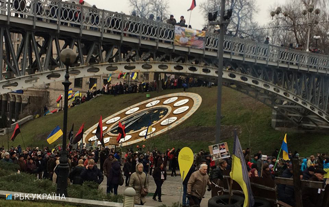 Мітинг у Києві: активісти мають намір організувати штаб у Жовтневому палаці