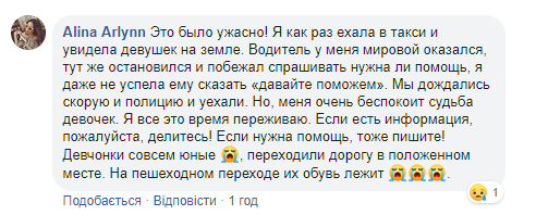 Журналіст затримав водія, який збив дівчат на переході в Києві (фото)