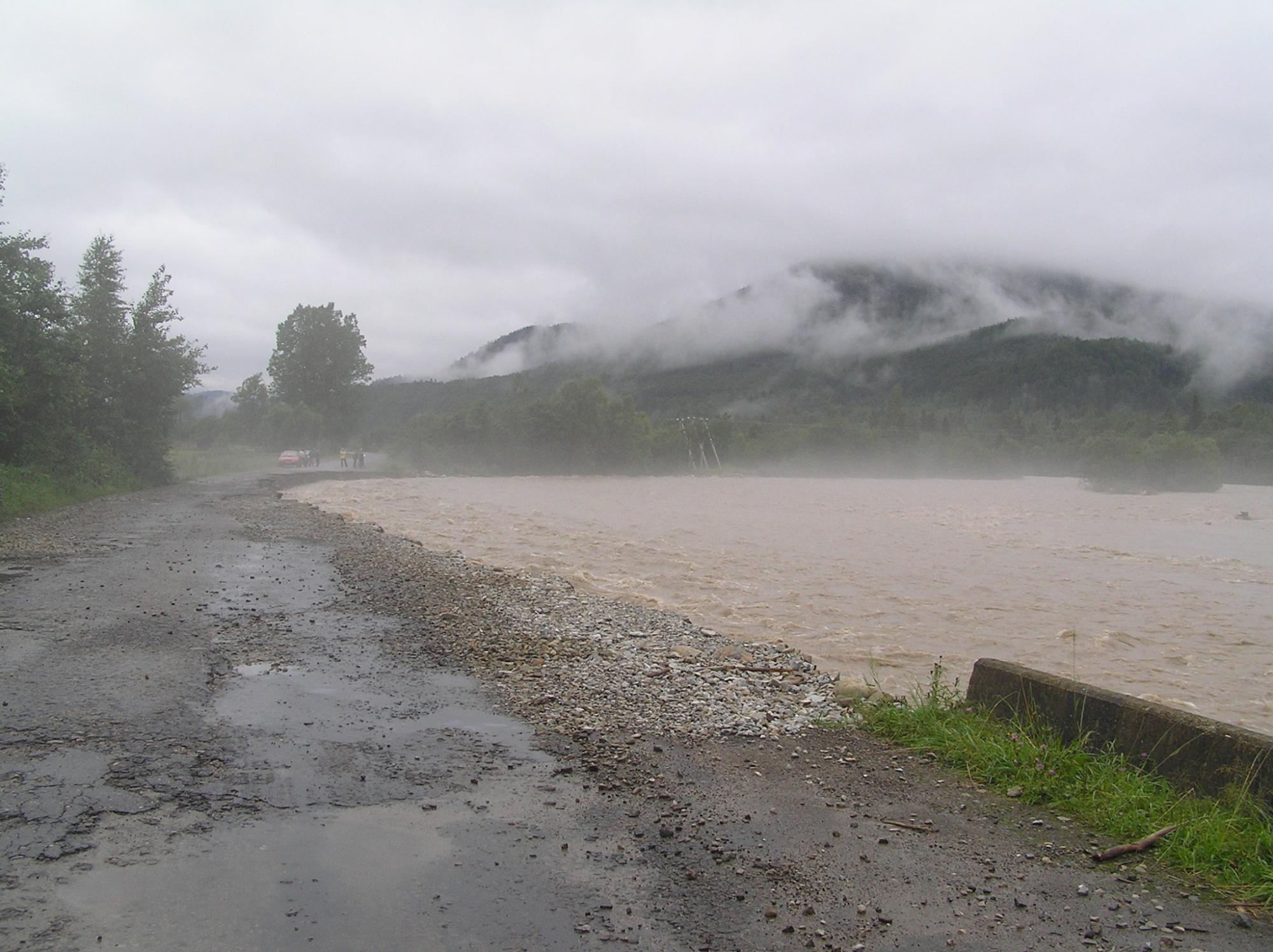Руйнівна повінь у Карпатах: як це було в 2008-му (фото)