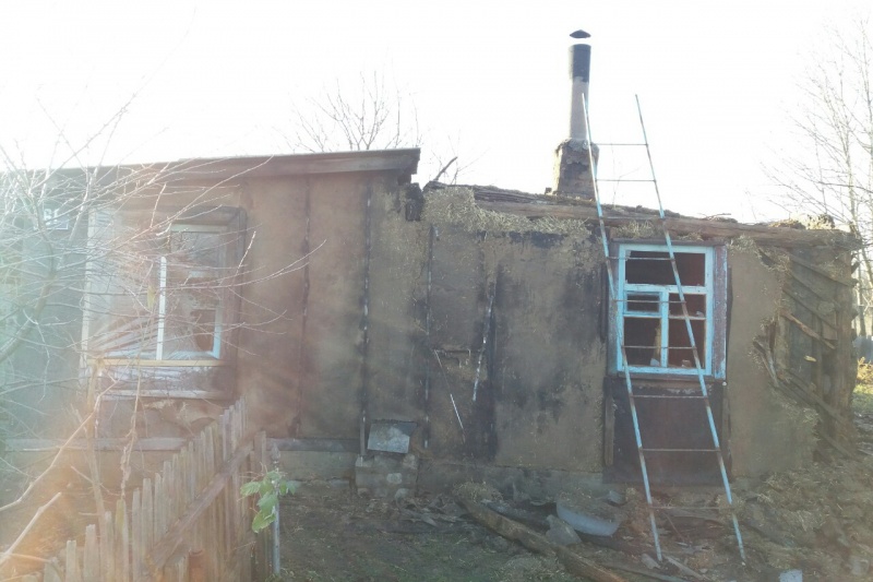 В результате пожара в Харьковской области погибли два человека