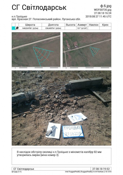 Бойовики обстріляли житловий сектор Троїцького