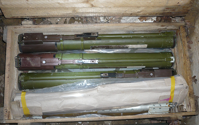 В Луганской области изъято большое количество боеприпасов