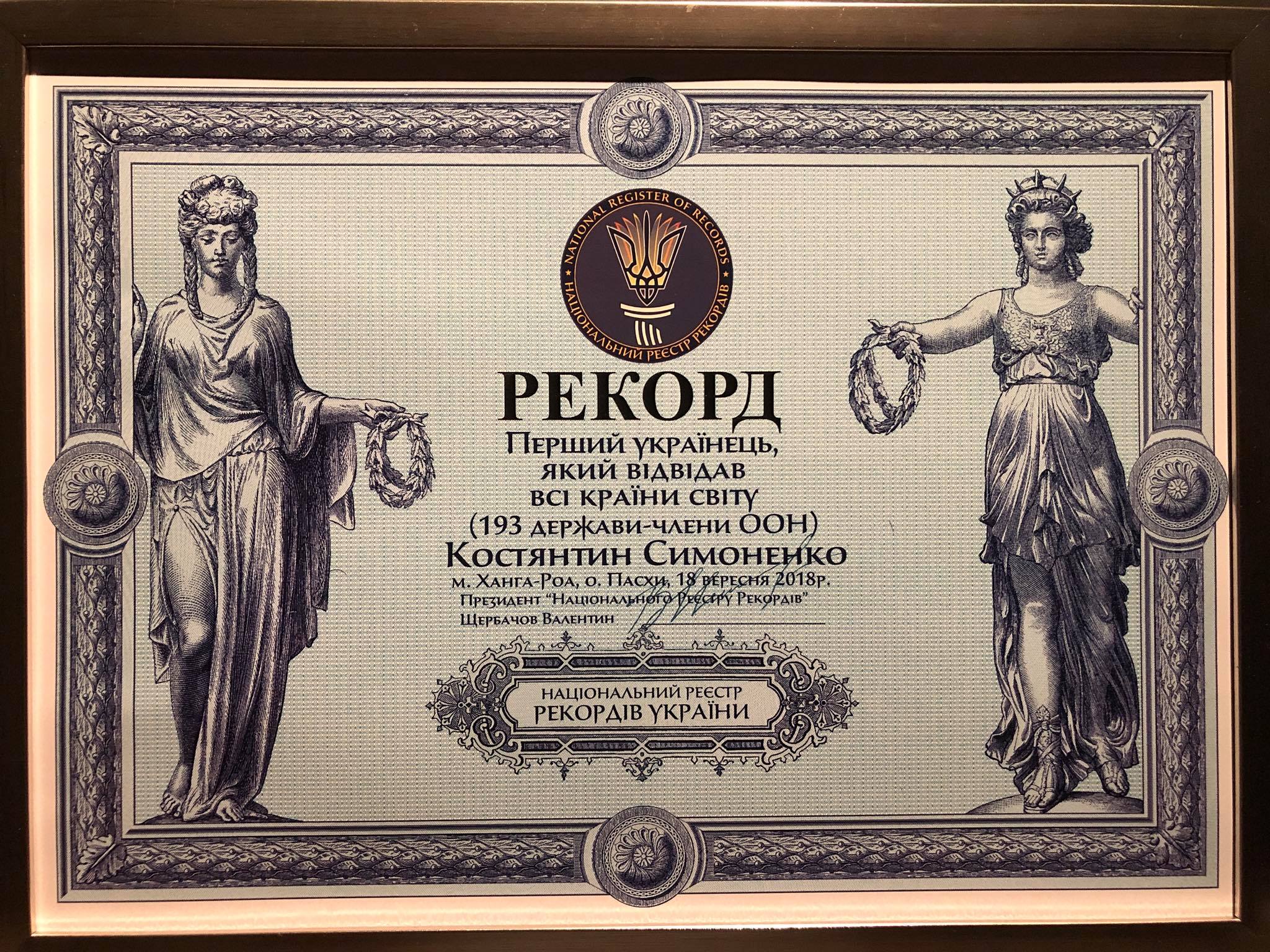 Национальный рекорд: назван первый украинец, посетивший все страны мира (фото)