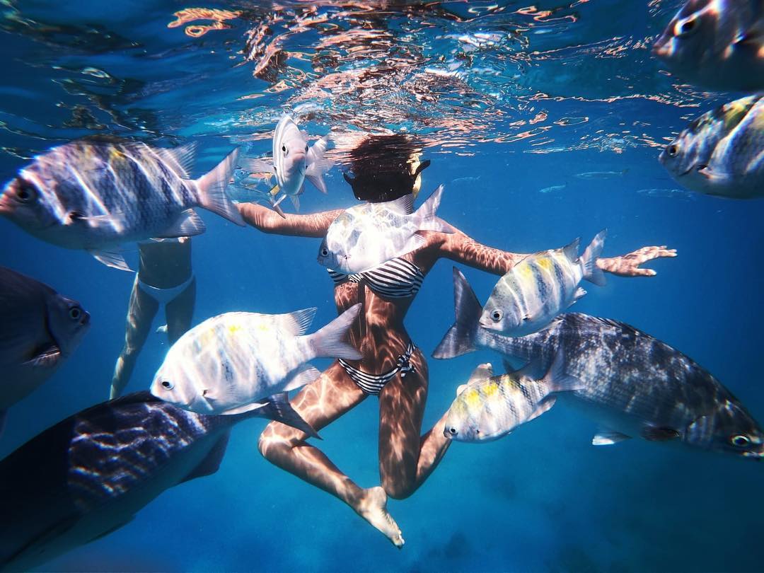 "Фантастично": екс-"ВІА Гра" в бікіні показала екзотичний підводний світ