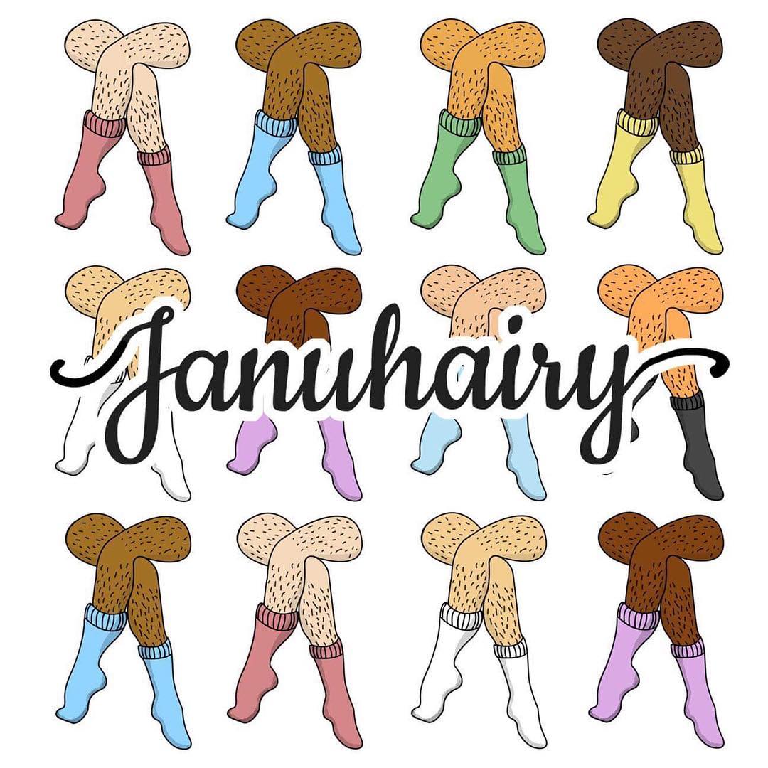 Januhairy: снова набирает популярность флешмоб небритых ног и подмышек