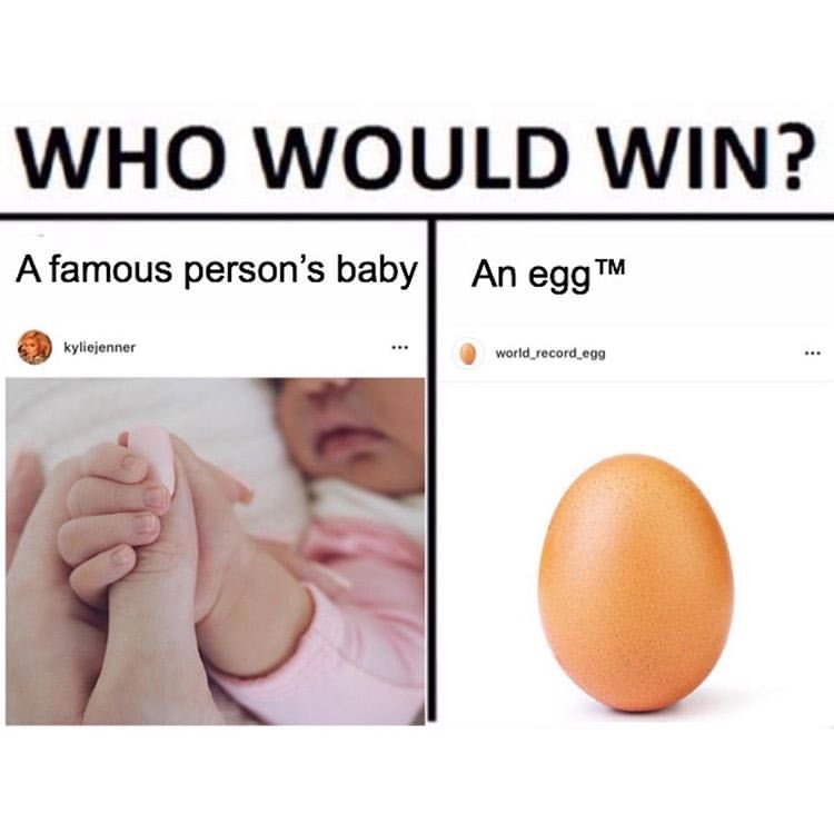 Яйцо-рекордсмен: новая звезда Instagram побила рекорд по лайкам