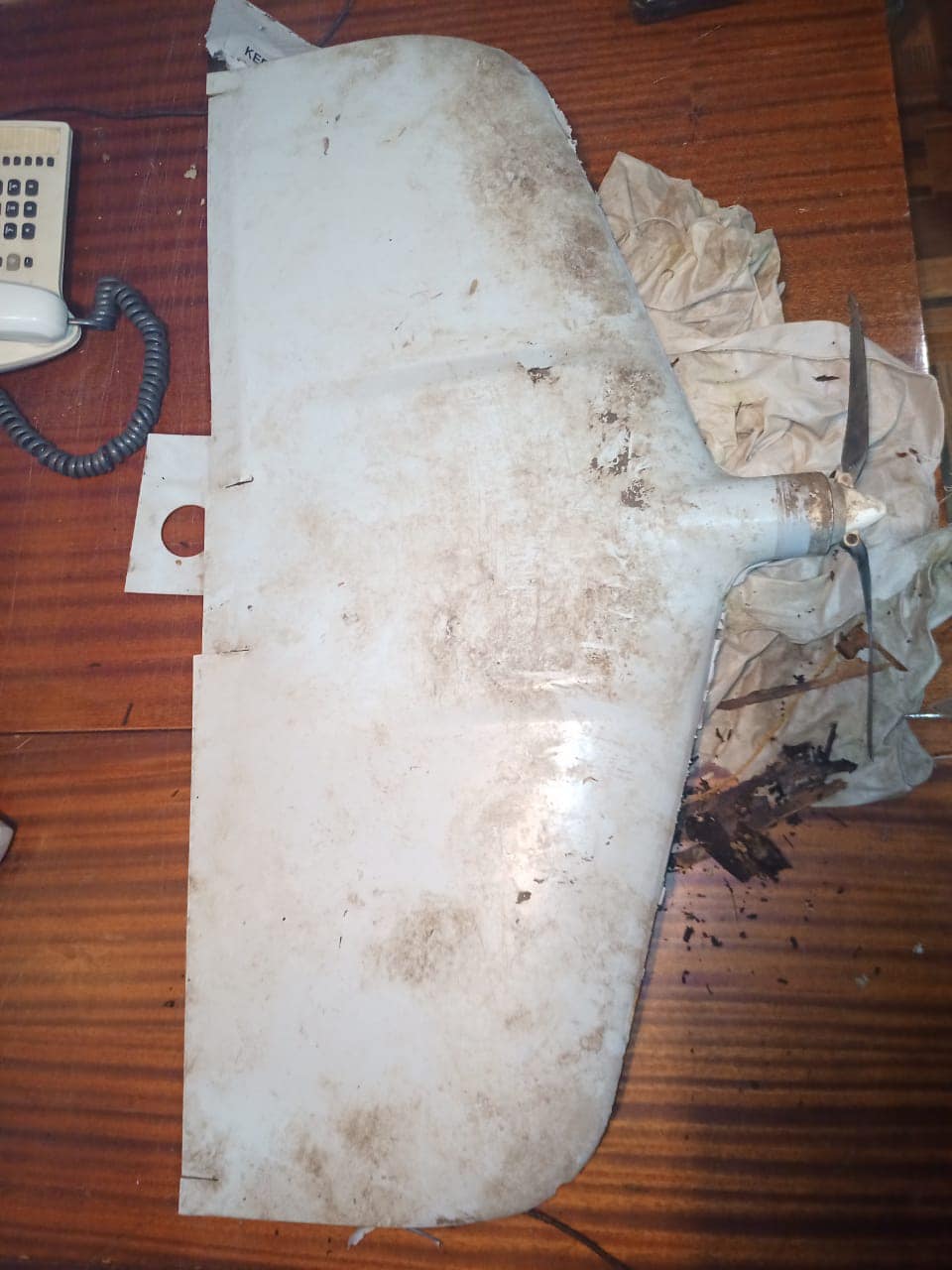 На Донбассе упал российский беспилотник с маркировкой ФСБ: появились фото