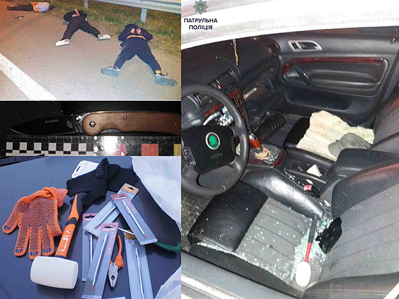 затримані нападали на водіїв близько автозаправних станцій
