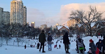 У Києві влаштували свій Буковель: як розважаються українці