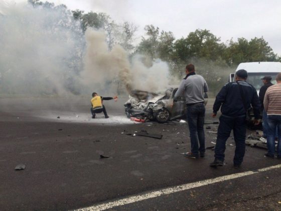 пострадавший автомобиль