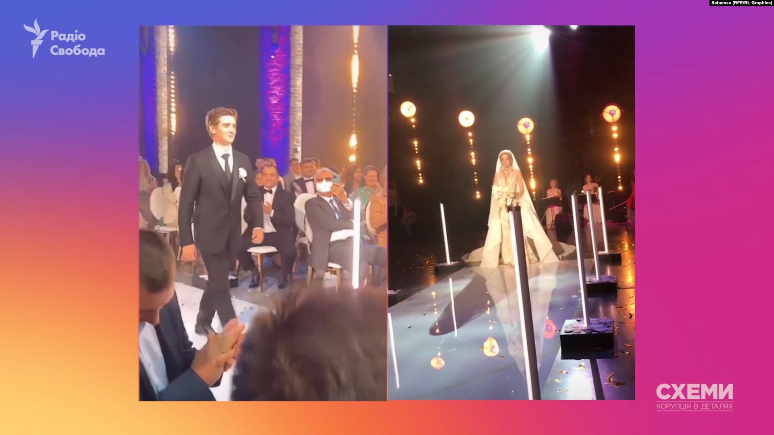 Появилось видео с помпезной свадьбы сына кумы Путина: кто развлекал VIP-гостей