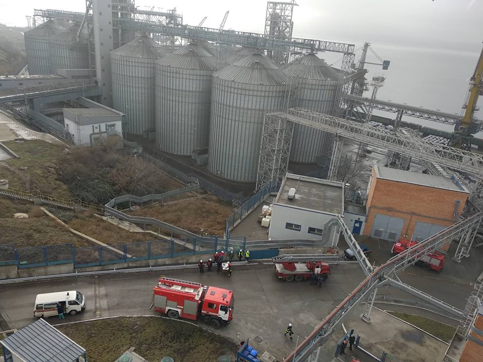 У морському порту Миколаєва сталась пожежа