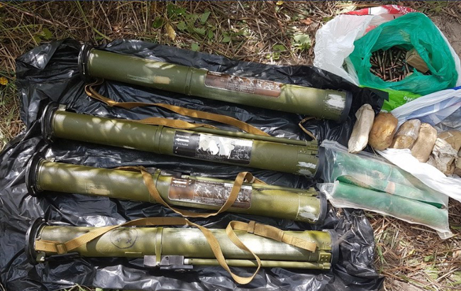 У Києві СБУ вилучила арсенал зброї та боєприпасів