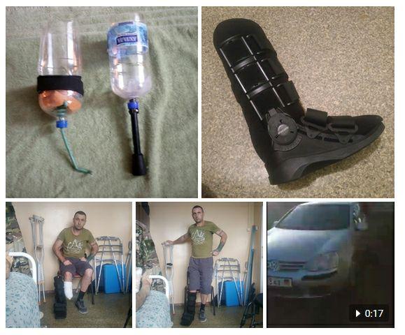 Сделал сам протез: сеть шокировала история одноногого боевика "ДНР"