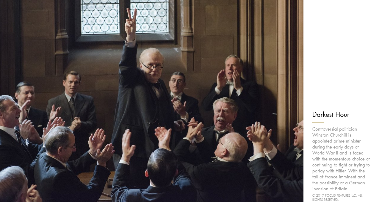 Гэри Олдмен в роли Уинстона Черчилля