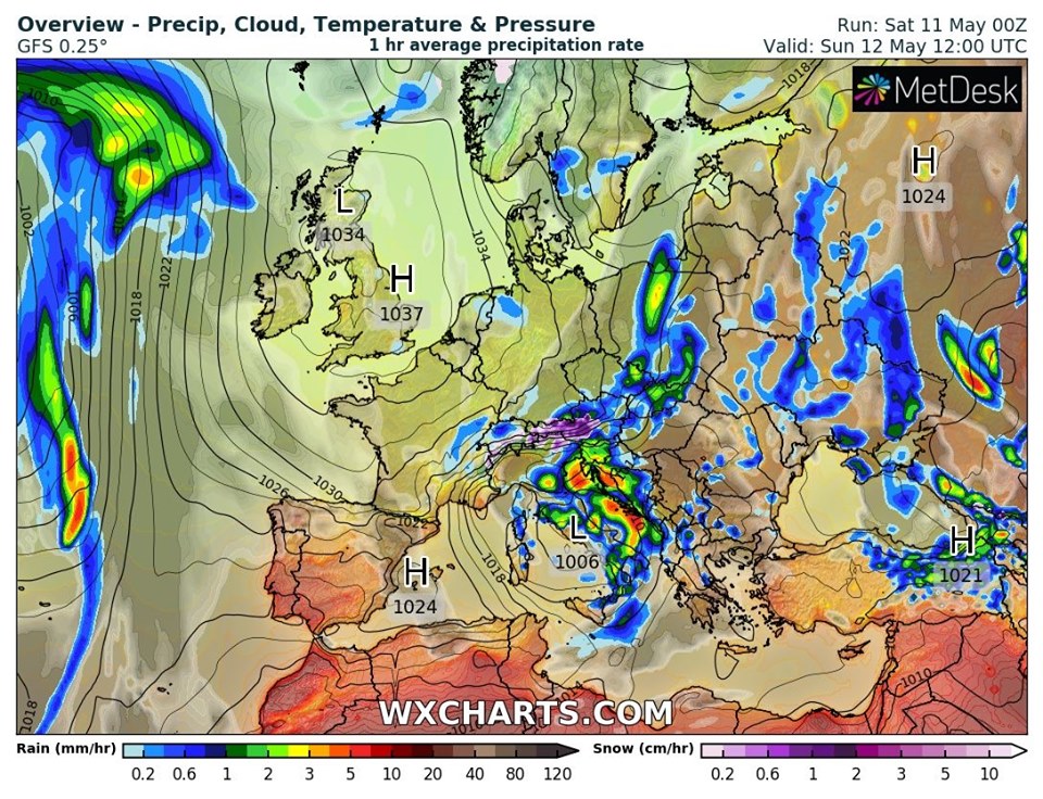 Украину &quot;обнимут&quot; европейские циклоны: синоптик дала прогноз