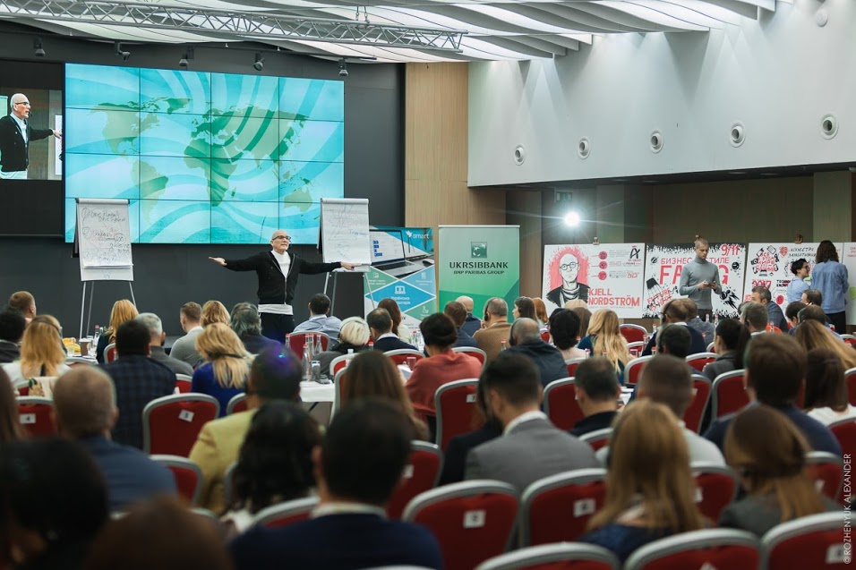 Кьелл Нордстрем выступил в Киеве