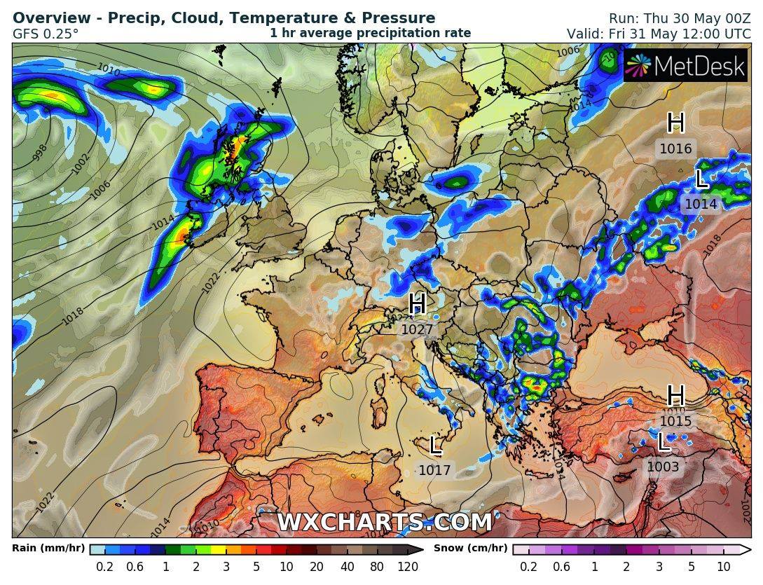 Завтра в Україні потеплішає до +32