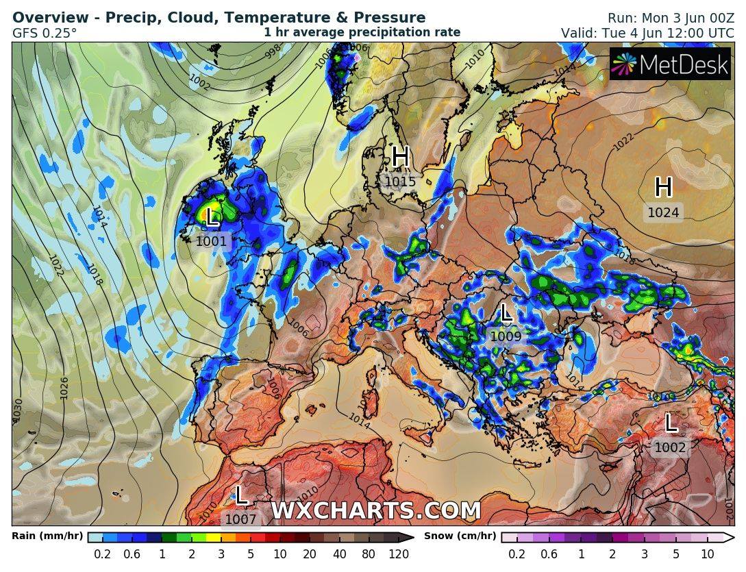 Зливи, град і спека: синоптик шокувала прогнозом погоди (фото)