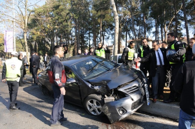 В Стамбуле в ДТП попал кортеж Эрдогана, есть пострадавшие