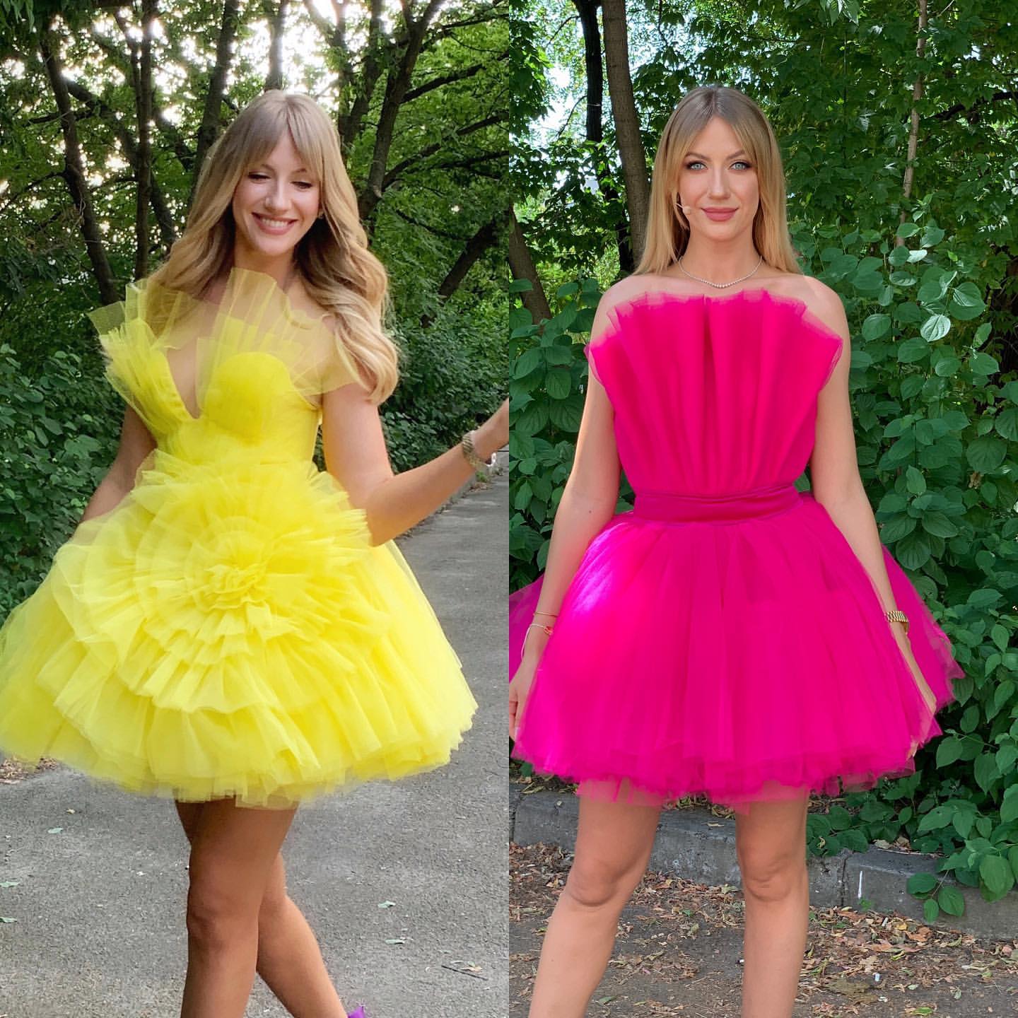 Сладкая зефирка: Леся Никитюк в воздушных нарядах поставила сеть перед выбором