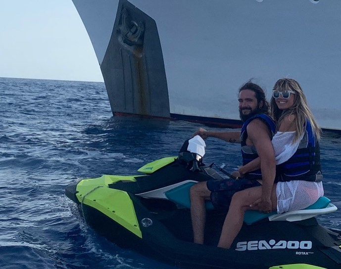 Счастливые и влюбленные: Хайди Клум и Том Каулитц наслаждаются медовым месяцем в Италии