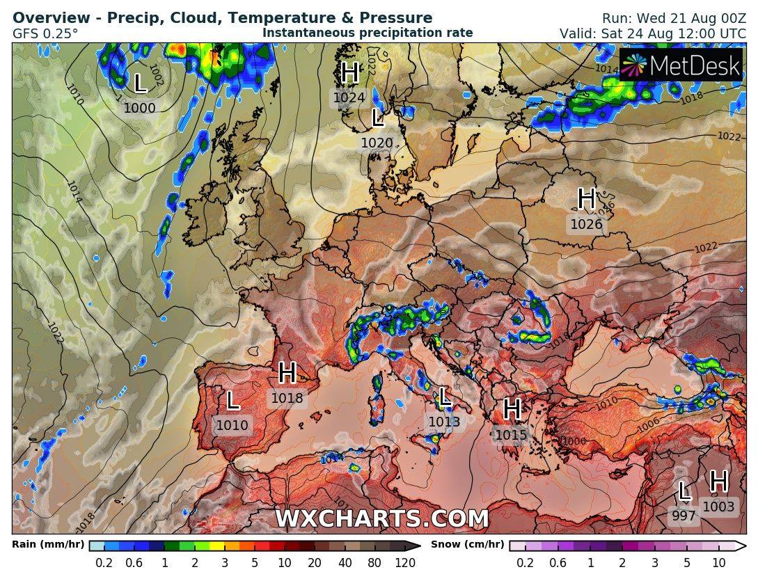 Сильна спека, штормовий вітер і грози: де на День Незалежності зіпсується погода