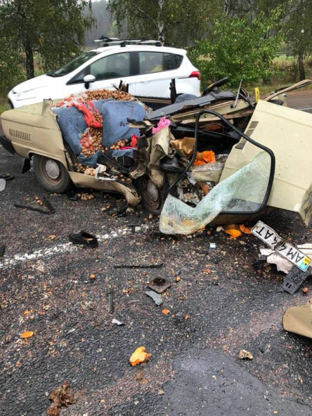 У Черкаській області зіткнулися два автомобілі, є загиблий