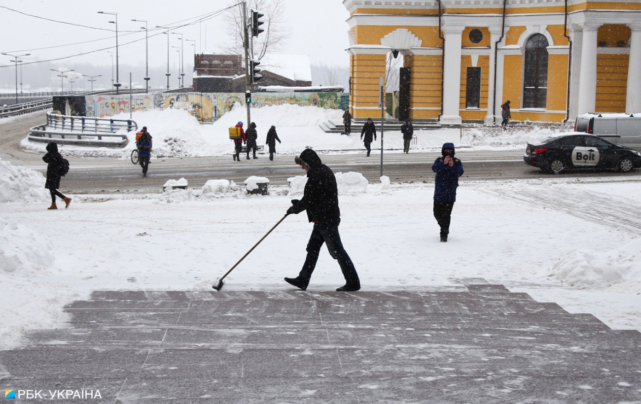 Засніжений Київ очима фотографа: що відбувається у столиці