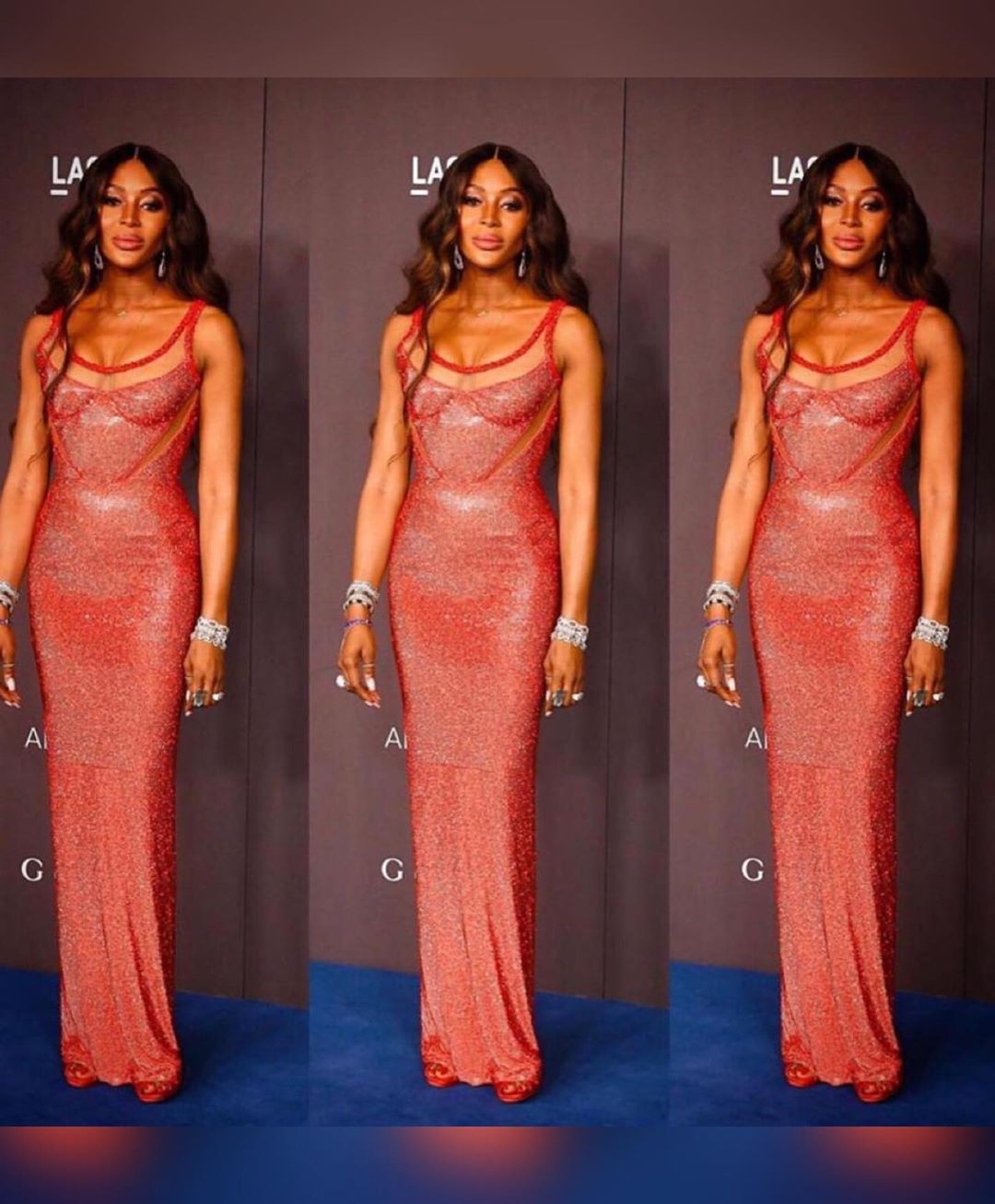 Шик і блиск: 49-річна Наомі Кемпбелл підкорила ідеальною фігурою в розкішній сукні