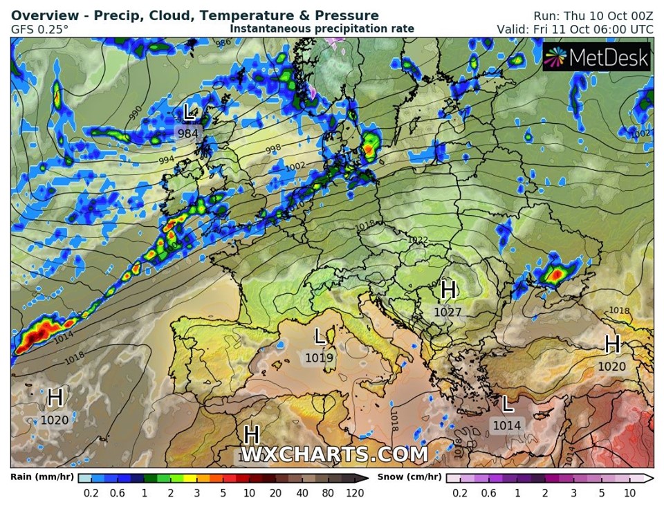 Буде поливати дощами: синоптик засмутила прогнозом погоди