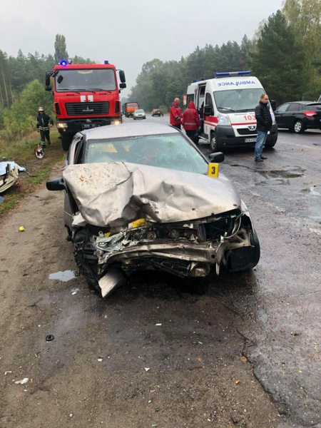У Черкаській області зіткнулися два автомобілі, є загиблий