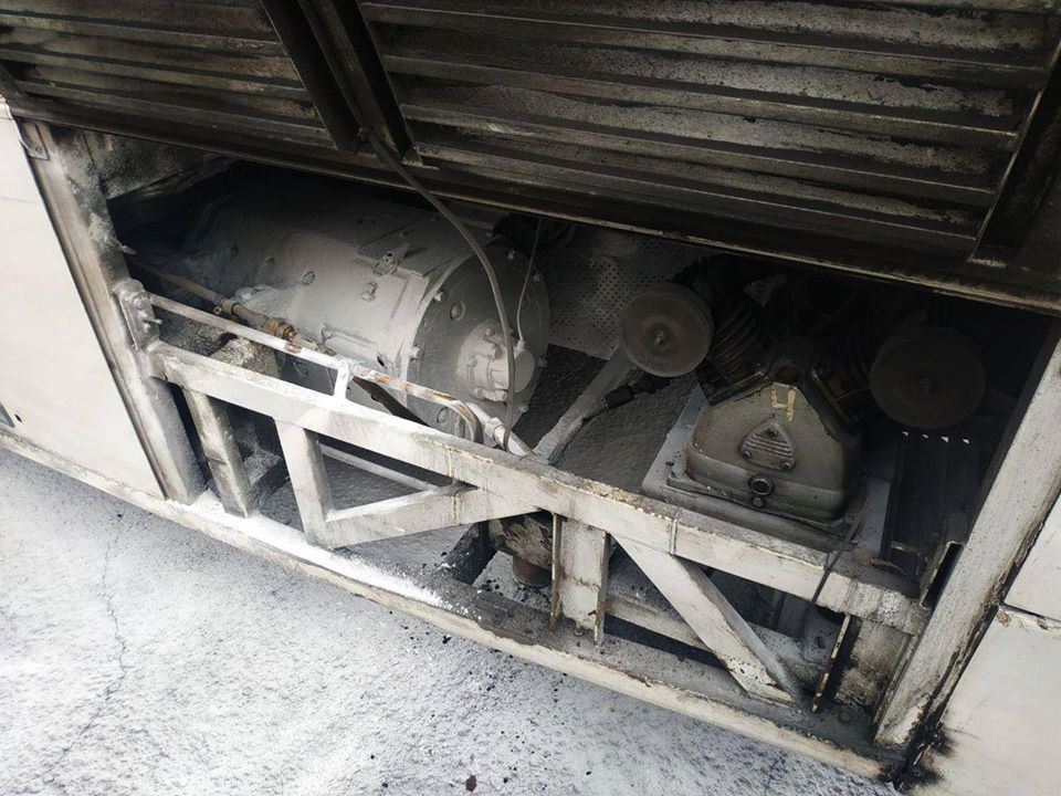 У Києві загорівся тролейбус із пасажирами