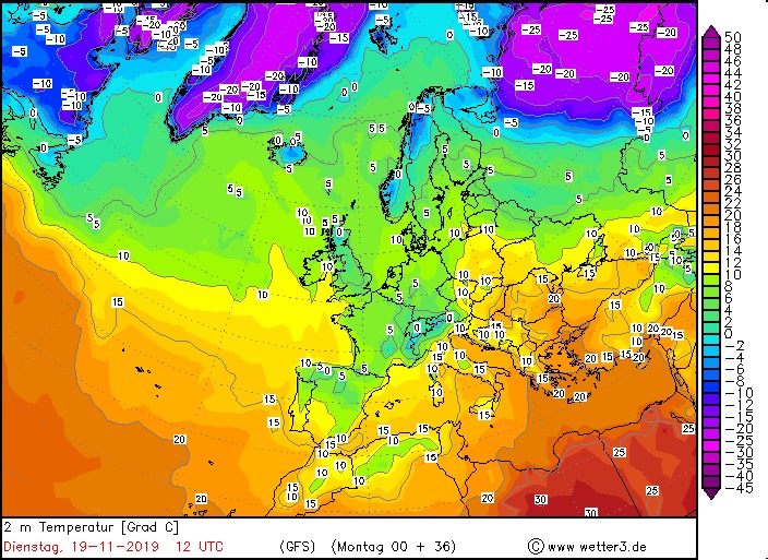 В Украину идет резкое похолодание