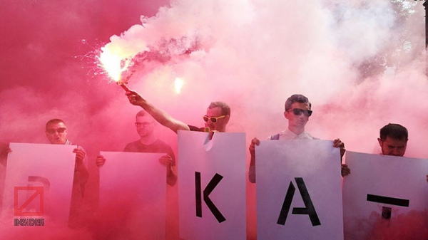 Під стінами Ради активісти вимагали розслідувати напад на Гандзюк