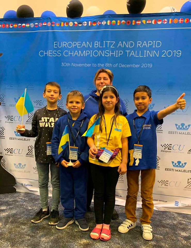 Юные украинские шахматисты завоевали &quot;золото&quot; и 6 серебряных медалей на чемпионате Европы (фото)