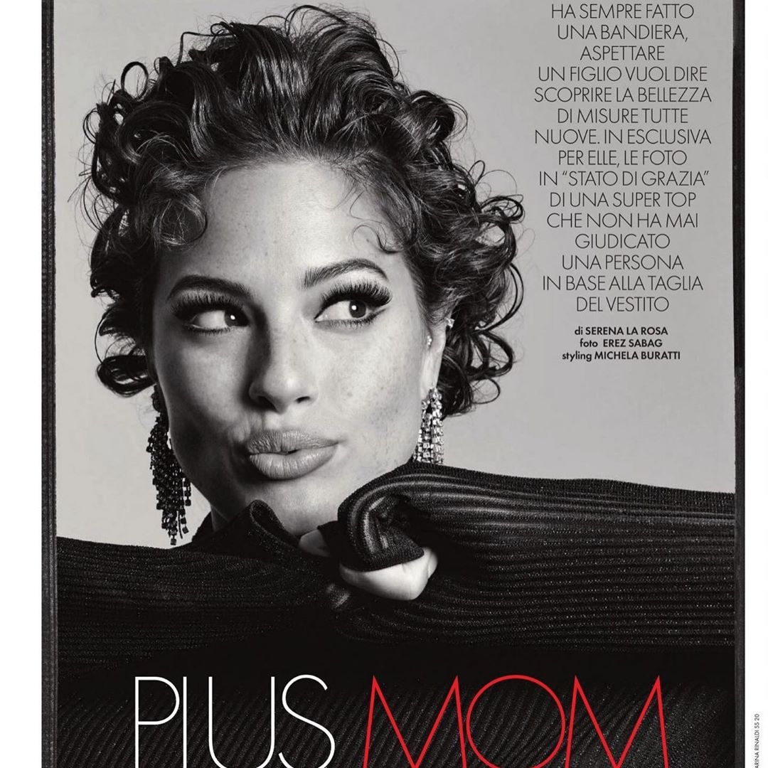 Стильная мамочка: беременная Эшли Грэм показала пышные формы в эффектных образах