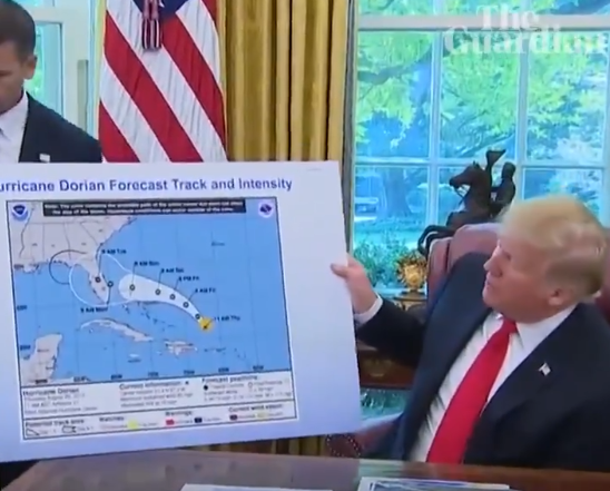 Убийственный ураган "Дориан" несется к США: Трамп "разнес" фейковые прогнозы