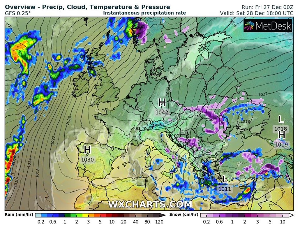 Штормовой ветер и мокрый снег: украинцев предупредили о непогоде