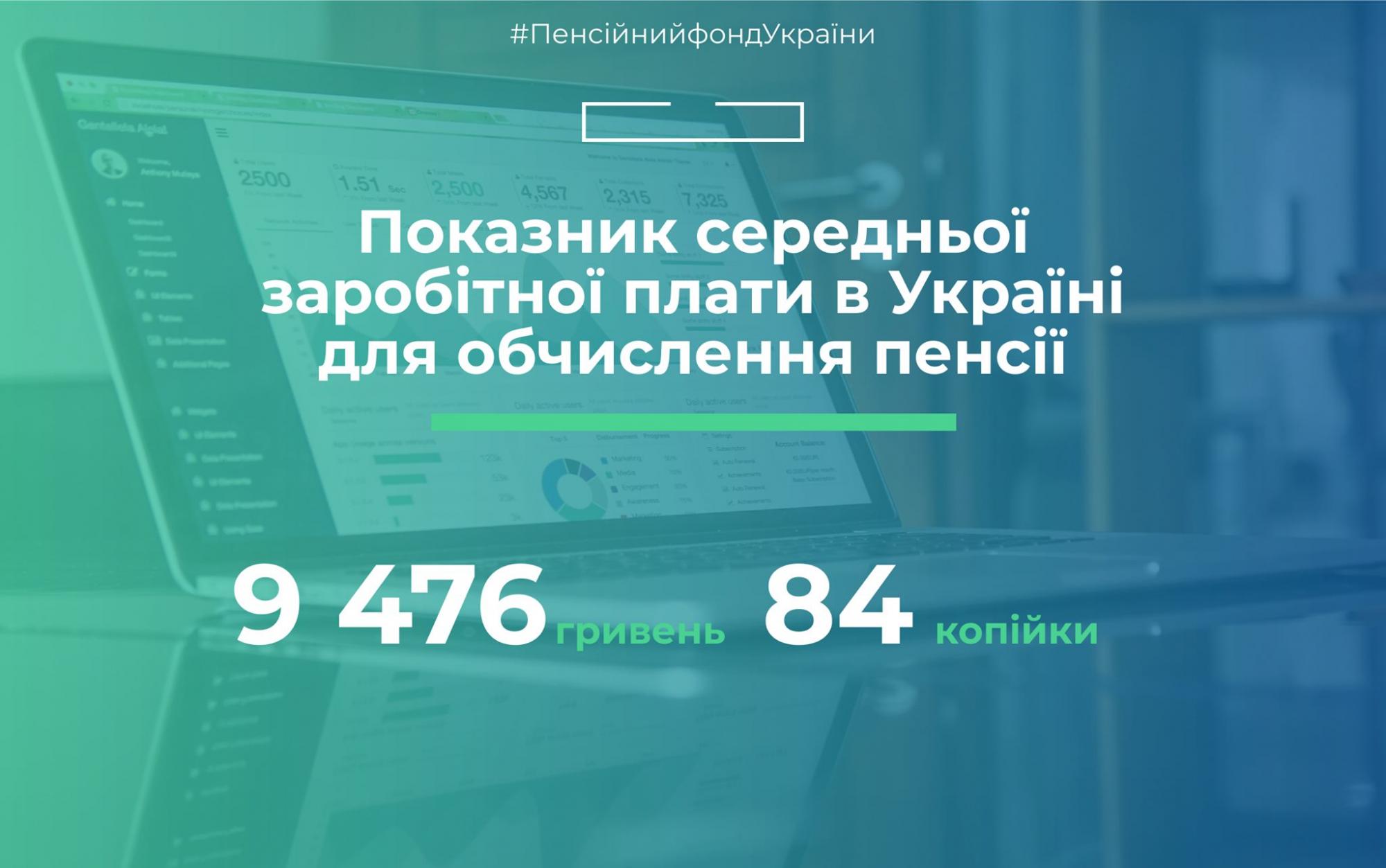 ПФУ затвердив показник зарплати для розрахунку пенсій за місяць
