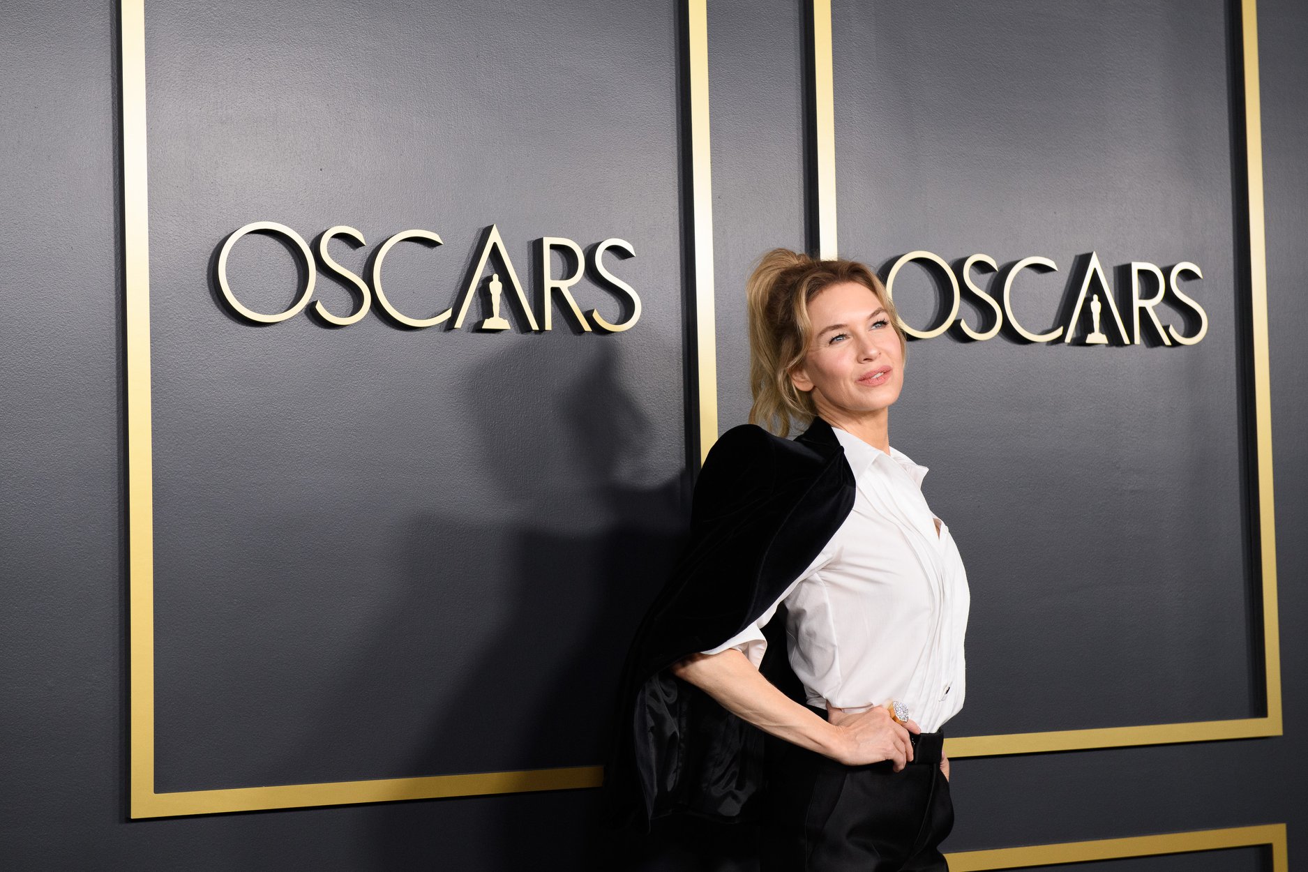 Шарлиз Терон, Брэд Питт, Леонардо Ди Каприо, Рене Зеллвегер и другие на торжественной встрече номинантов "Оскара"