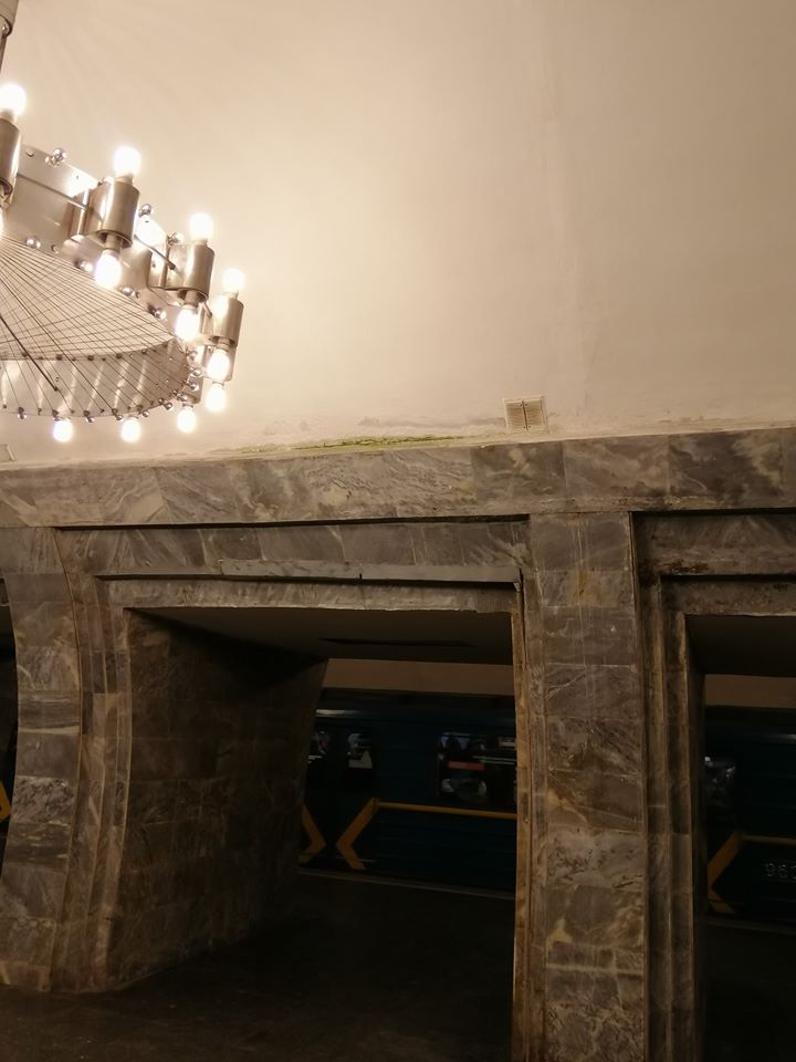 В метро Киева заметили странную &quot;зелень&quot; (фото)