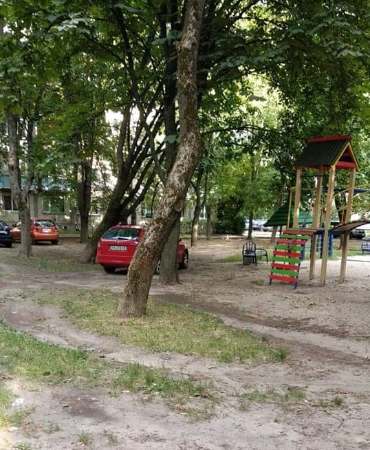 Киян обурив автохам на дитячому майданчику: героя паркування "прославили" (фото)