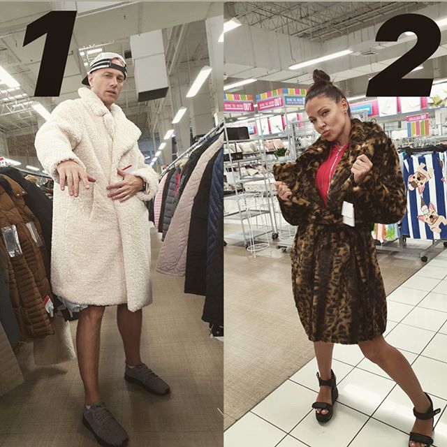 На Маямщині всі так ходять: Влад Яма в стильній шубці влаштував модний батл з дружиною